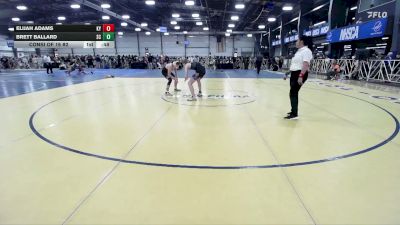 142 lbs Consi Of 16 #2 - Elijah Adams, KY vs Brett Ballard, SC