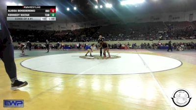 150 lbs Consi Of 8 #1 - Alissa Bekederemo, Union Girls JH vs Kennedy Watan, Team Choctaw