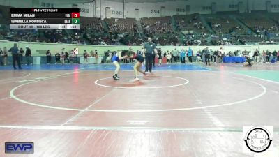 108 lbs Consi Of 16 #1 - Emma Milan, Elgin Wrestling vs Isabella Fonseca, Deer Creek Wrestling