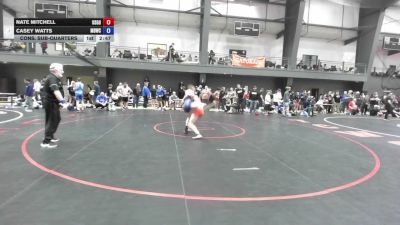 132 lbs Cons. Sub-quarters - Nate Mitchell, USA Gold vs Casey Watts, Mat Demon Wrestling Club