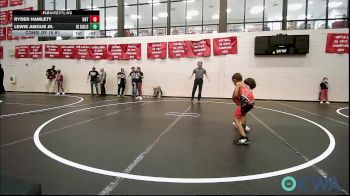 49 lbs Consi Of 16 #1 - Ryder Hamlett, HBT Grapplers vs Lewis Amous JR., Del City Little League Wrestling