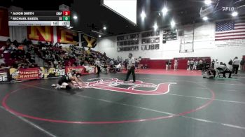 215 lbs 1st Place Match - Jaxon Smith, Chaparral vs Michael Baeza, San Dimas