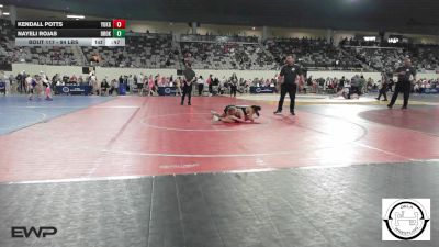 94 lbs Consi Of 16 #2 - Kendall Potts, Yukon MS Girls vs Nayeli Rojas, Broken Arrow Girls Junior High