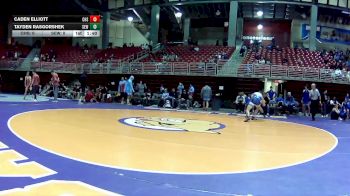 150 lbs Round 2 (4 Team) - Caden Elliott, Crismon High School vs Tayden Rasgorshek, Seward