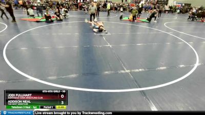 95 lbs Cons. Round 3 - Addison Neal, The Best Wrestler vs Jodi Fullhart, Northeast Iowa Wrestling Club