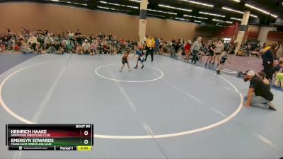 50-50 lbs Round 2 - Emersyn Edwards, Texas Elite Wrestling Club vs Heinrich Haake, Grapevine Wrestling Club