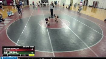 53 lbs 1st Place Match - Anthony Lovato, Minnesota vs Chev Addyman, Summit Wrestling Academy
