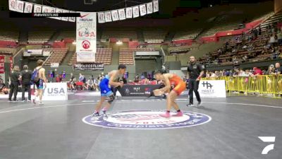 All Cadet Boys Freestyle Lower - 113 lbs Cons. Round 3 - Ryu Davis, Merced High School Wrestling vs Malosi Johnson George Limutau, Wild Cats Wrestling Club