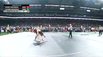 D1-165 lbs Champ. Round 1 - Cayden Nazarians, Portage Northern vs Daniel Kesterson, Roseville