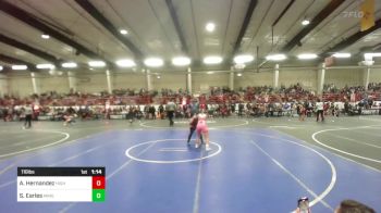 116 lbs Rr Rnd 2 - Athena Hernandez, High Elevation WC vs Scarlett Earles, Mingus Mountain Wrestling