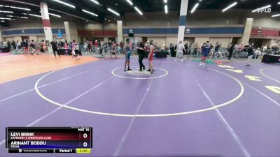 126 lbs Champ. Round 1 - Levi Brink, Category 5 Wrestling Club vs Arihant Boddu, Texas