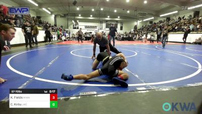 75 lbs Rr Rnd 3 - Kaisen Kelley, Tiger Trained Wrestling vs Kutter Means, Brushy Wrestling Club