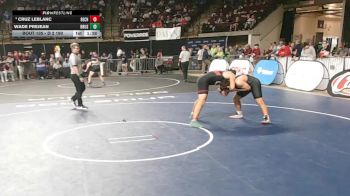 D 2 190 lbs Champ. Round 2 - Cruz LeBlanc, Belle Chasse vs Wade Prejean, Brusly