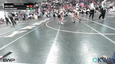 105 lbs Semifinal - Joely Hunt, Vian Wrestling Club vs Paityn McCann, Lady Outlaw Wrestling Academy