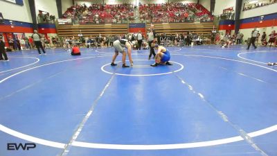 190 lbs Quarterfinal - Braden Strain, Berryhill High School vs Parker Beck, Mcalester HS