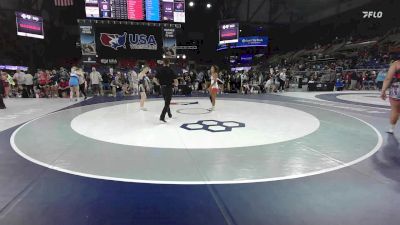 100 lbs Cons. Rd Of 16 - Vina Nguyen, WA vs Megan Cornett, AK