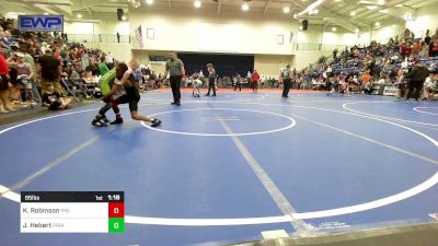 85 lbs Round Of 16 - King Robinson, Pin-King All Stars vs Jace Hebert, Pirate Wrestling Club