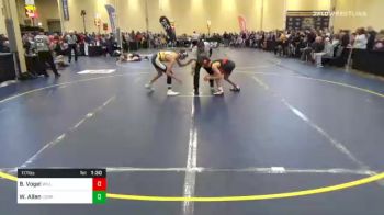 117 lbs Prelims - Blaize Vogel, Williamsport vs William Allen, Corry