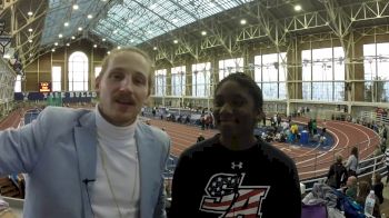 US #2 Halle Hazzard After Her 55m Win At Yale