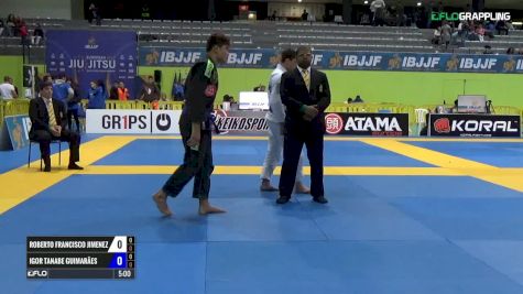 Roberto Francisco Jimenez vs Igor Tanabe Guimaraes IBJJF 2017 European Championships