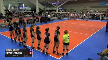 JVA Rock N Rumble MEVBA 17 Mizuno vs Fusion 17 Red