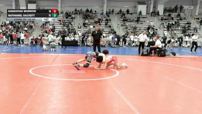 126 lbs Consi Of 128 #2 - Sabastian Morrow, TN vs Nathaniel Sackett, VT