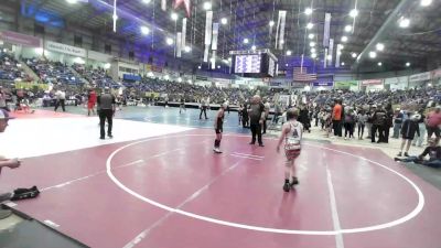 78 lbs Consi Of 8 #2 - Carson Johnson, Fowler WC vs Cyrus Stevens, Wolfpack Olathe Co