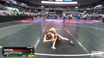 7A 120 lbs Semifinal - Clark Box, Hewitt-Trussville vs John David Shattuck, Grissom Hs