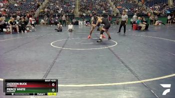 4A 190 lbs Quarterfinal - Jackson Buck, Lumberton vs Pierce White, Hoggard