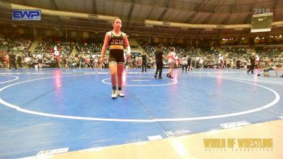 135 lbs Semifinal - Aaliah Guebara, Maize vs Mahlea Talato, Jackson County Wrestling Club