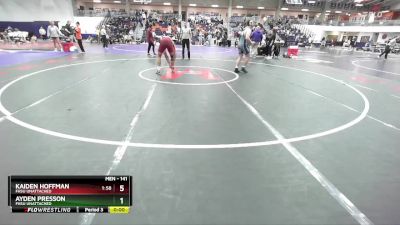 184 lbs Cons. Round 3 - Elisha Faison, Indian Hill Community College vs Lucas Mercurio, Missouri Baptist University