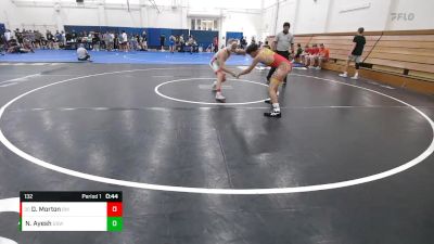 132 lbs Cons. Round 2 - Dylan Morton, Brawlers WC vs Nayef Ayesh, Golden State WC