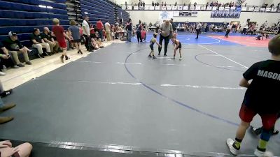 46 lbs Quarterfinal - Fletcher Smith, Mountain Home Flyers vs Easton Mertin, Springdale Youth Wrestling Club