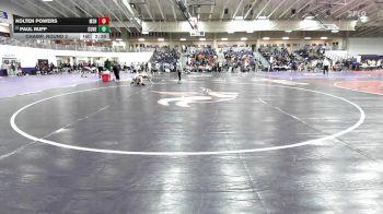 133 lbs Champ. Round 2 - Paul Ruff, Concordia (Neb.) vs Kolten Powers, Montana State-Northern