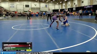 170 lbs Quarterfinals (8 Team) - James Harrington, Omaha Central vs Landon Spivey, Lincoln East