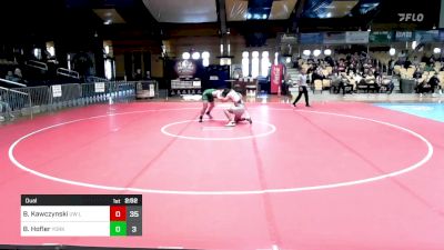 197 lbs Dual - Ben Kawczynski, UW La Crosse vs Brock Hofler, York College