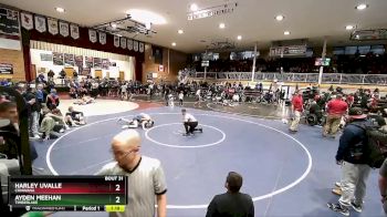 132 lbs Champ. Round 1 - Harley Uvalle, Chiawana vs Ayden Meehan, Timberlake