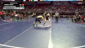 3A-215 lbs Quarterfinal - Paxton Blanchard, Lewis Central vs Parker Jordan, Oskaloosa