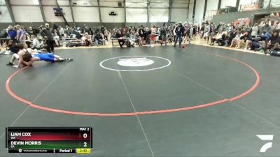 170 lbs Cons. Round 1 - Liam Cox, WA vs Devin Morris, CA