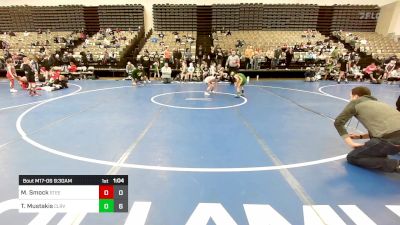 53 lbs Rr Rnd 6 - Mason Smock, Steelhawks WC Red vs Thomas Mustakis, Clearview