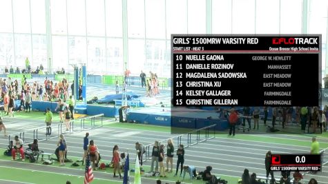 High School Girl's 1500m Race Walk, Heat 3 - Varsity Red