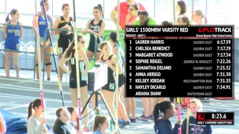 High School Girl's 1500m Race Walk, Heat 2 - Varsity Red