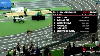 High School Girl's 200m, Heat 5 - Varsity Blue