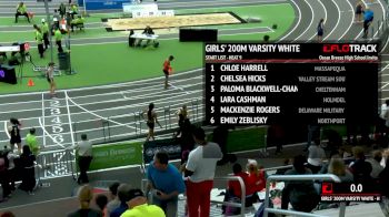 High School Girl's 200m, Heat 9 - Varsity White