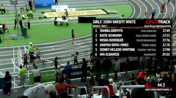 High School Girl's 200m, Heat 4 - Varsity White