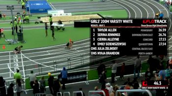High School Girl's 200m, Heat 2 - Varsity White