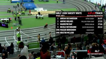 High School Girl's 200m, Heat 3 - Varsity White