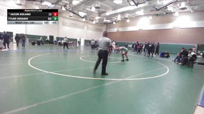 144 lbs Cons. Round 7 - Tyler Higashi, Schurr vs Jacob Solano, Etiwanda