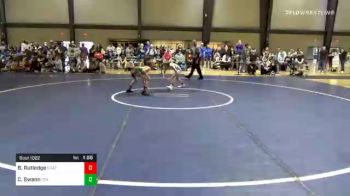 75 lbs Semifinal - Bryson Rutledge, Unattached vs Christopher Swann, Complex Training Center