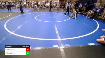 200 lbs Rr Rnd 3 - BROOKLYNN MCKINNEY, Team Tulsa Wrestling Club vs Sydney O'brien, Verdigris Youth Wrestling